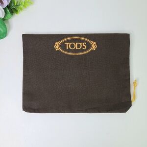Tod's Drawstring Chocolate Brown Dust Bag